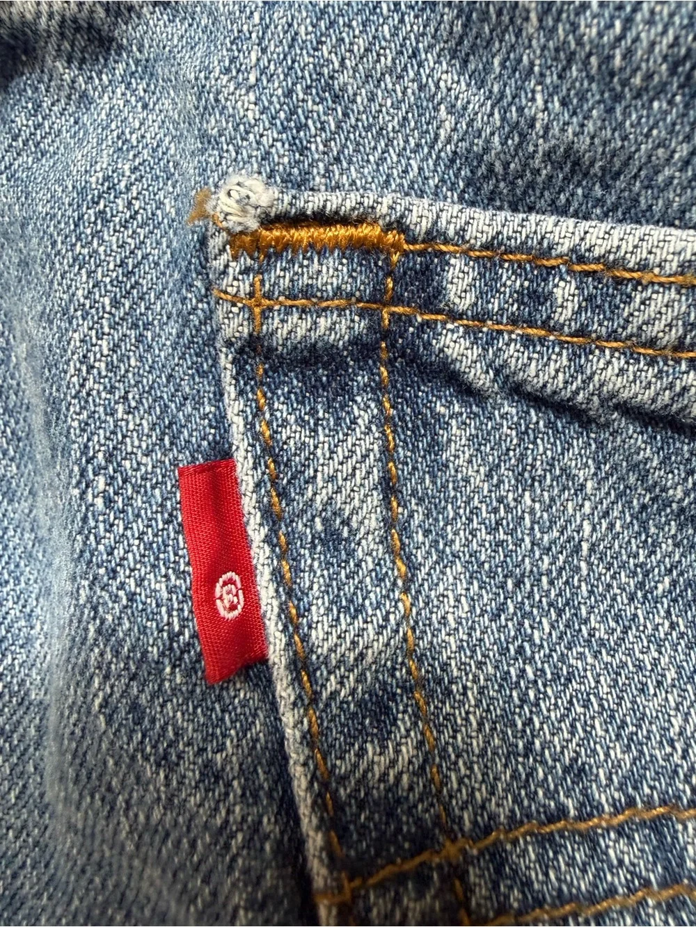 Levi’s 505 Men’s W30 Denim Shorts Blue 100% Cotton Long Bermuda shorts